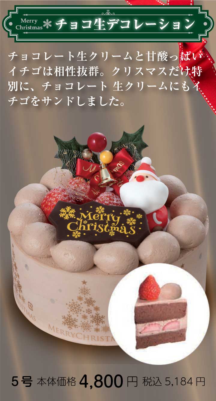 チョコ生デコレーション